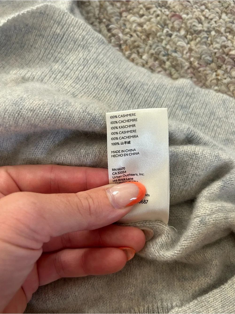 Free People Harmony Cashmere V-Neck Sweater